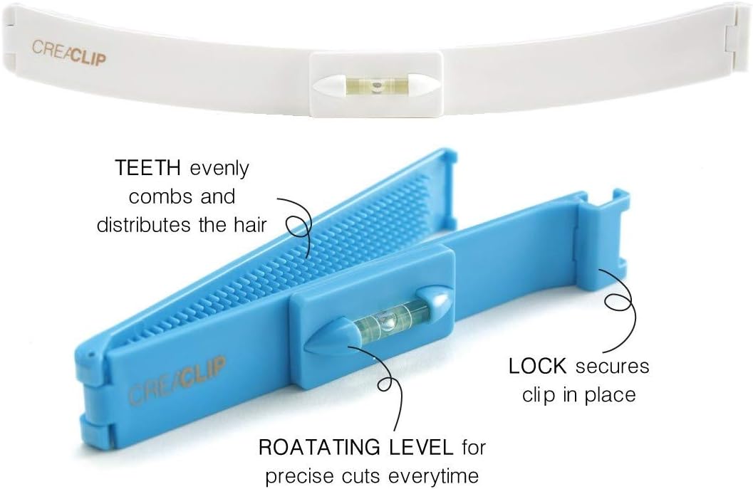 Original CreaClip blue and white hair cutting tool set – Shark Tank USA product in Egypt