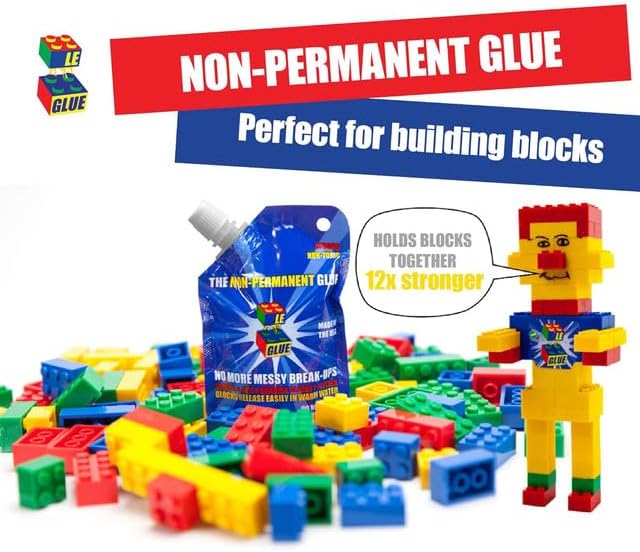 Le-Glue 50 ml temporary building block adhesive – Shark Tank USA product in Egypt