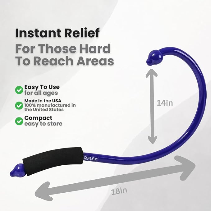 QFlex purple trigger point self massage hook – Shark Tank USA product in Egypt