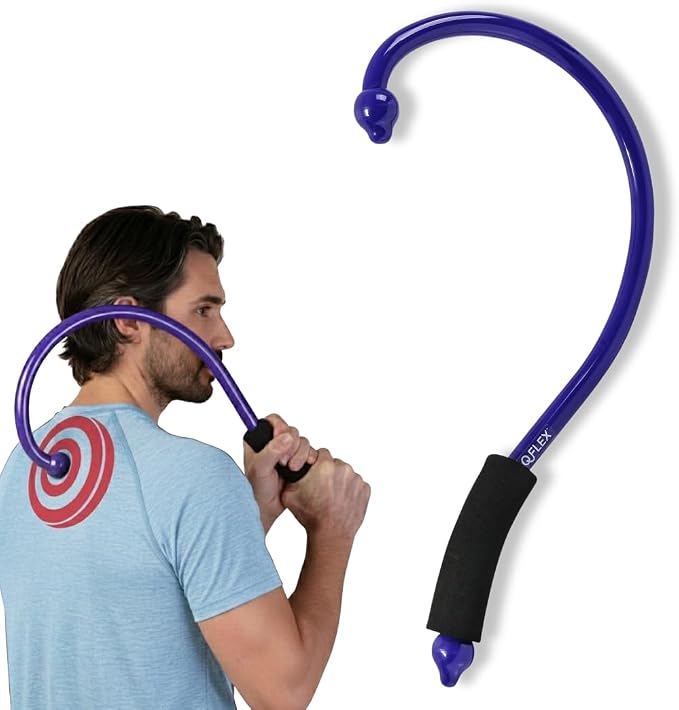 QFlex purple trigger point self massage hook – Shark Tank USA product in Egypt