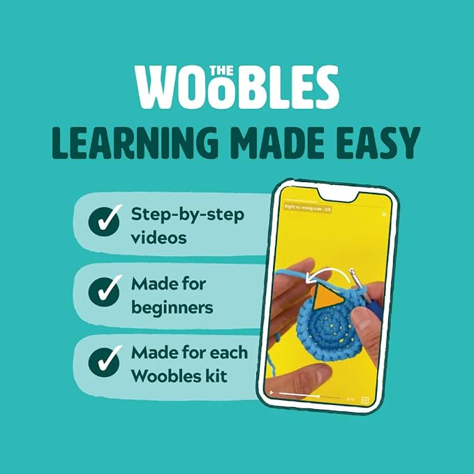 The Woobles Pierre the Penguin beginner crochet kit – Shark Tank USA product in Egypt
