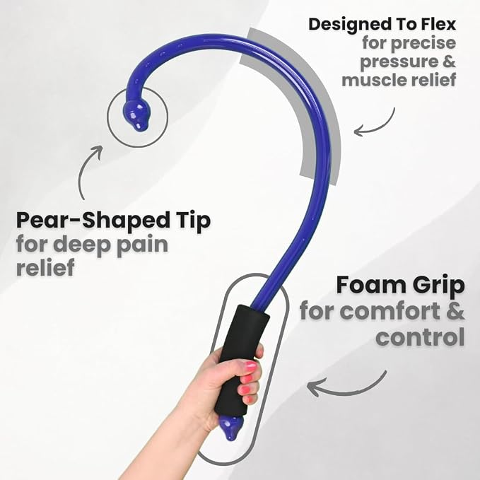 QFlex Trigger Point Hook | Self-Massage Tool | As Seen on Shark Tank