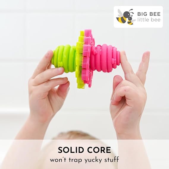 Big Bee Little Bee Original ScrubBEE yellow silicone bath scrubber – Shark Tank USA product in Egypt