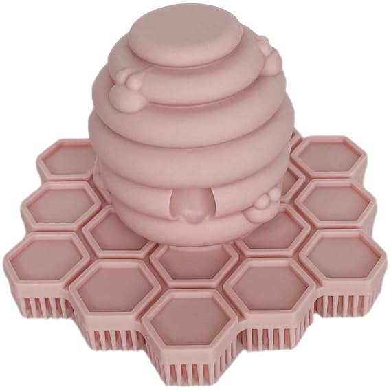Big Bee Little Bee Original ScrubBEE yellow silicone bath scrubber – Shark Tank USA product in Egypt