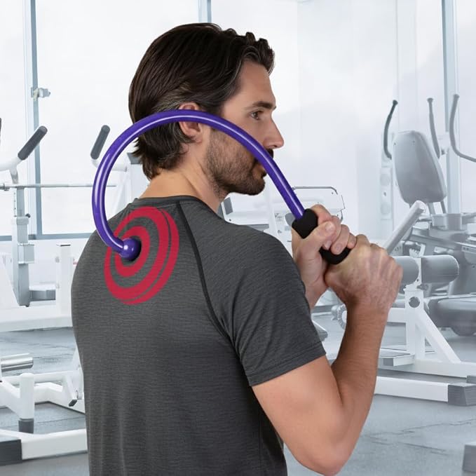 QFlex purple trigger point self massage hook – Shark Tank USA product in Egypt
