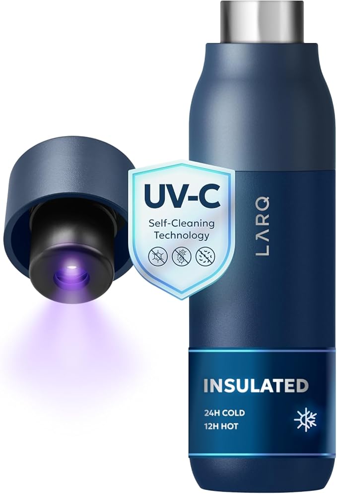 LARQ Bottle PureVis Monaco self-cleaning water bottle – Shark Tank USA product in Egypt