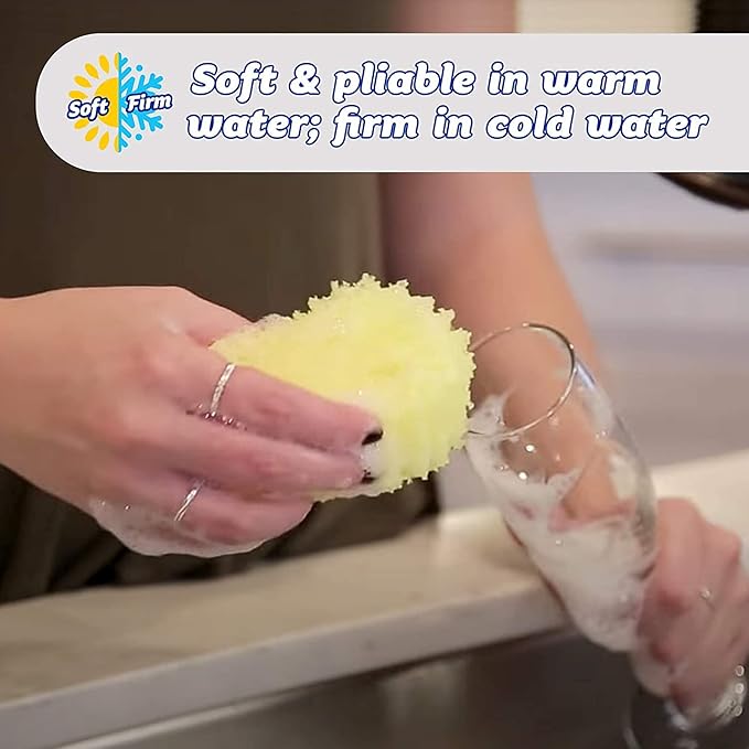 Scrub Daddy Original yellow FlexTexture scrubber sponge – Shark Tank USA product in Egypt