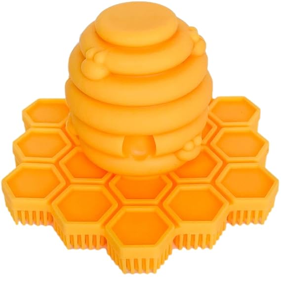 Big Bee Little Bee Original ScrubBEE yellow silicone bath scrubber – Shark Tank USA product in Egypt