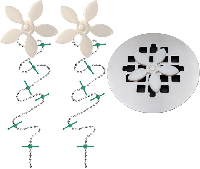 DrainWig White Daisy shower drain hair catcher 2 pack – Shark Tank USA product in Egypt