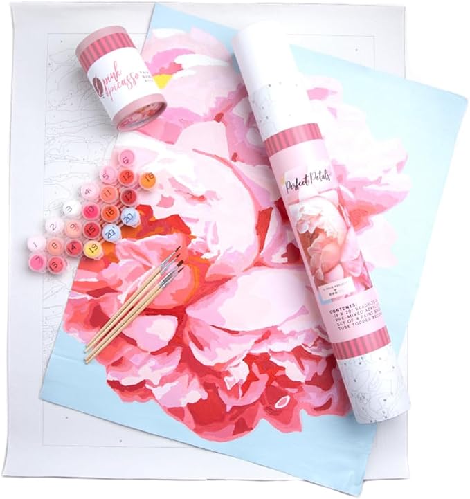 Pink Picasso Perfect Petals 16x20 paint by numbers kit – Shark Tank USA product in Egypt