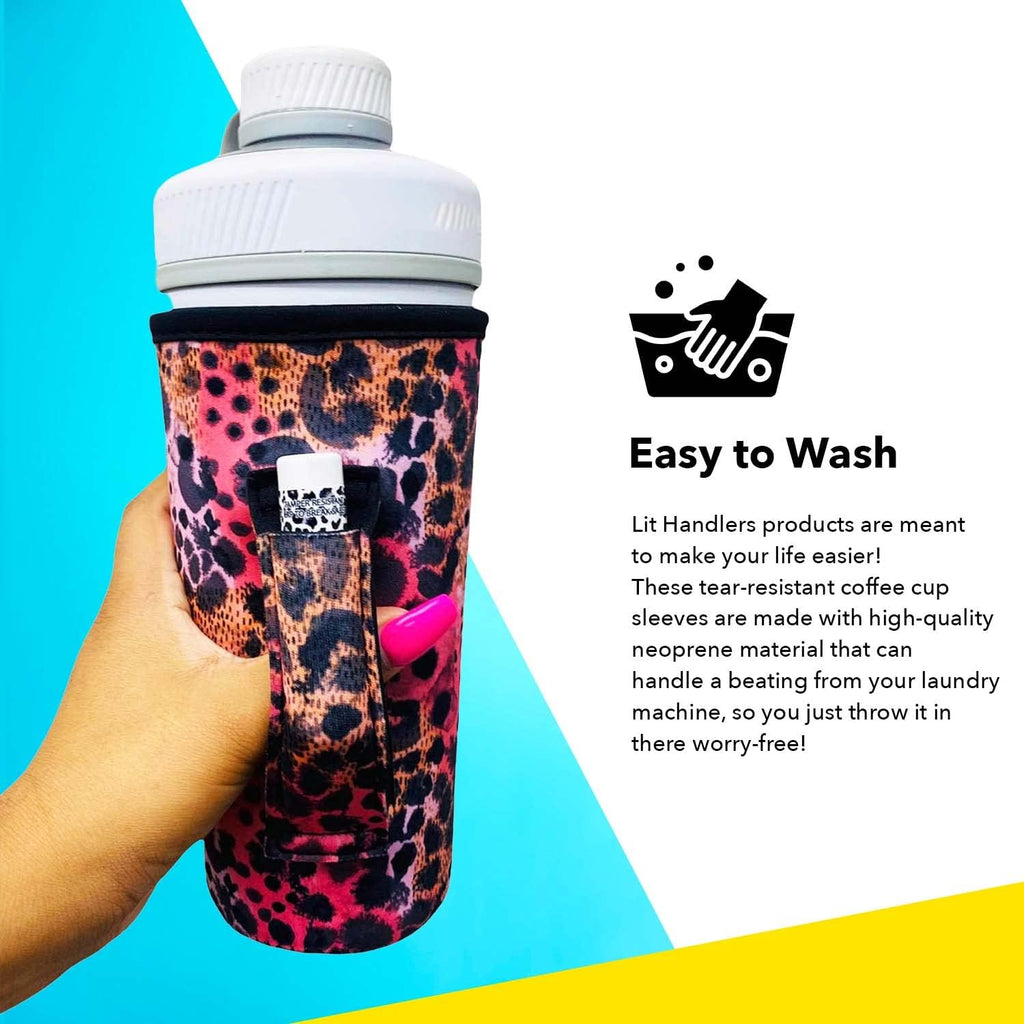 Lit Handlers 30oz neoprene tumbler sleeve with handle – Shark Tank USA product in Egypt