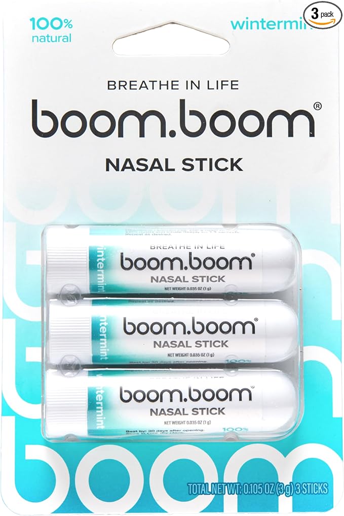 BoomBoom Mint nasal stick 3 pack – Shark Tank USA product in Egypt