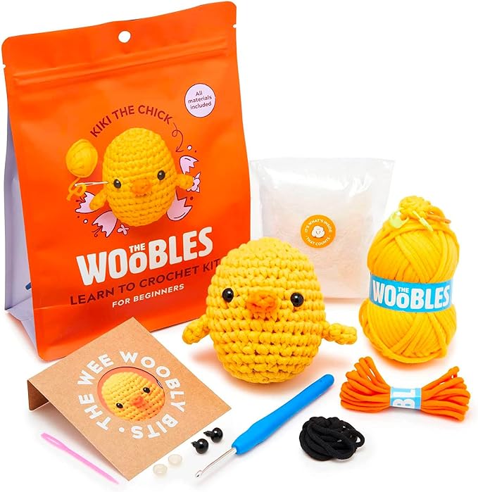 The Woobles Pierre the Penguin beginner crochet kit – Shark Tank USA product in Egypt