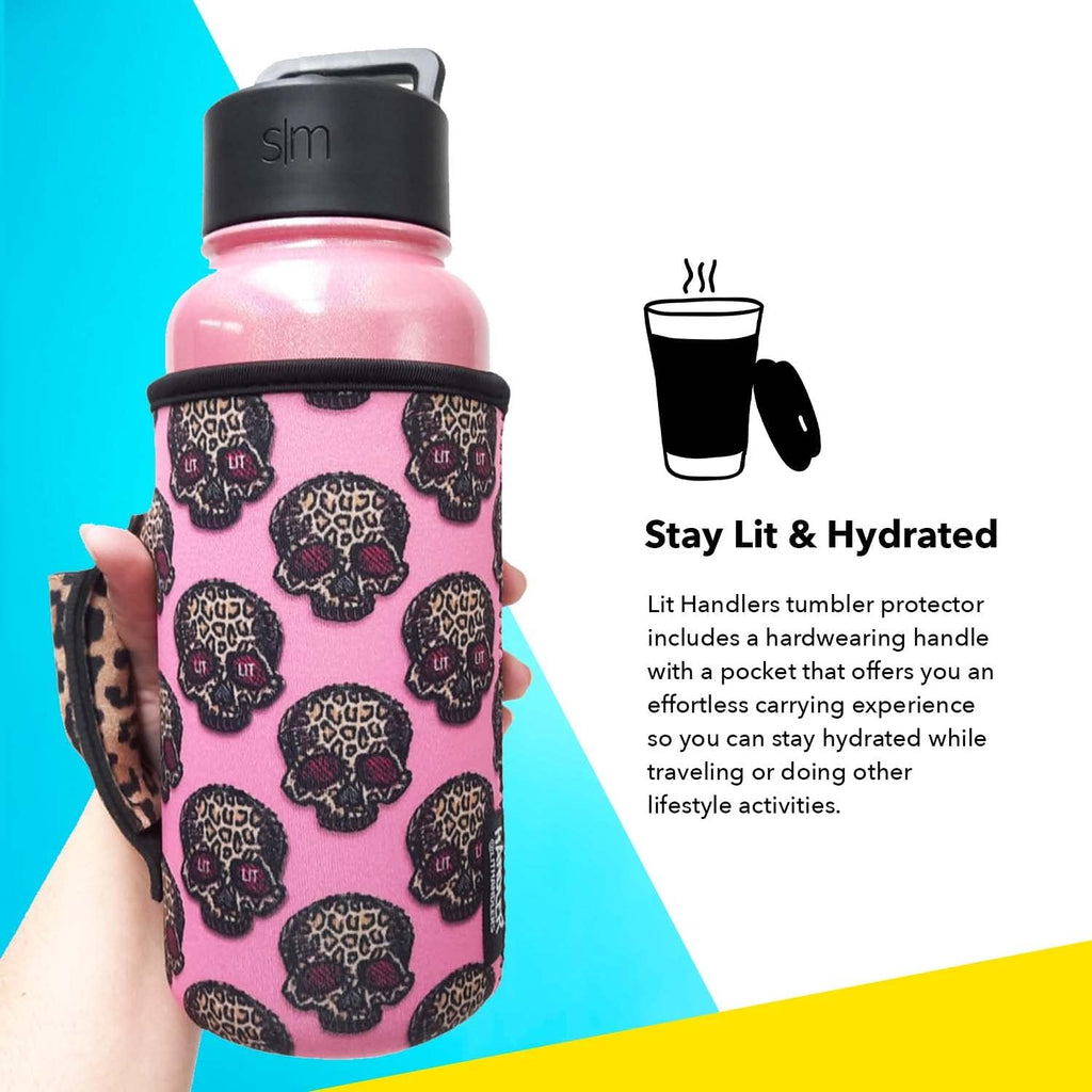 Lit Handlers 30oz neoprene tumbler sleeve with handle – Shark Tank USA product in Egypt