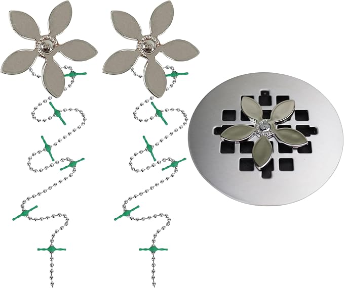 DrainWig White Daisy shower drain hair catcher 2 pack – Shark Tank USA product in Egypt