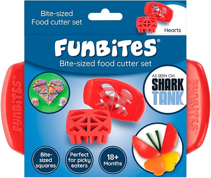 FunBites Green Squares food cutter 2 piece set – Shark Tank USA product in Egypt