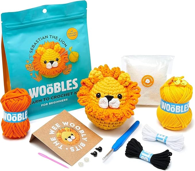 The Woobles Pierre the Penguin beginner crochet kit – Shark Tank USA product in Egypt