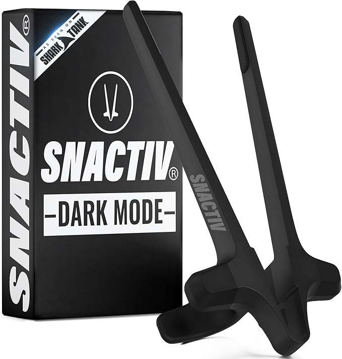 SNACTIV Pro Dark Mode black finger chopsticks – Shark Tank USA product in Egypt