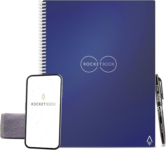 Rocketbook Wave blue reusable smart notebook – Shark Tank USA product in Egypt