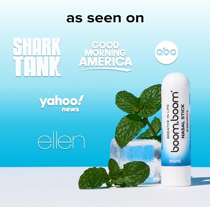 BoomBoom Mint nasal stick 3 pack – Shark Tank USA product in Egypt