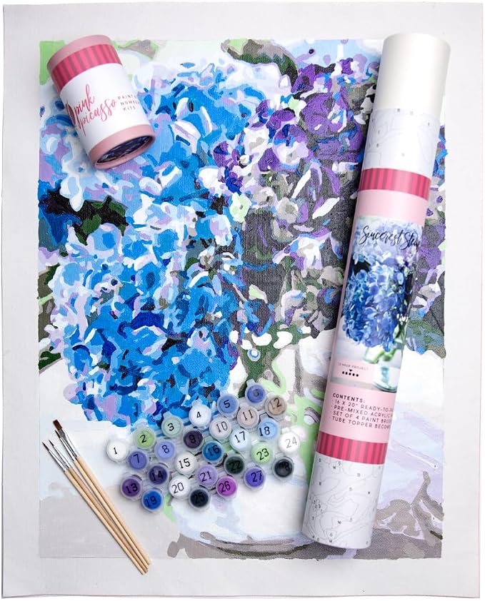 Pink Picasso Perfect Petals 16x20 paint by numbers kit – Shark Tank USA product in Egypt