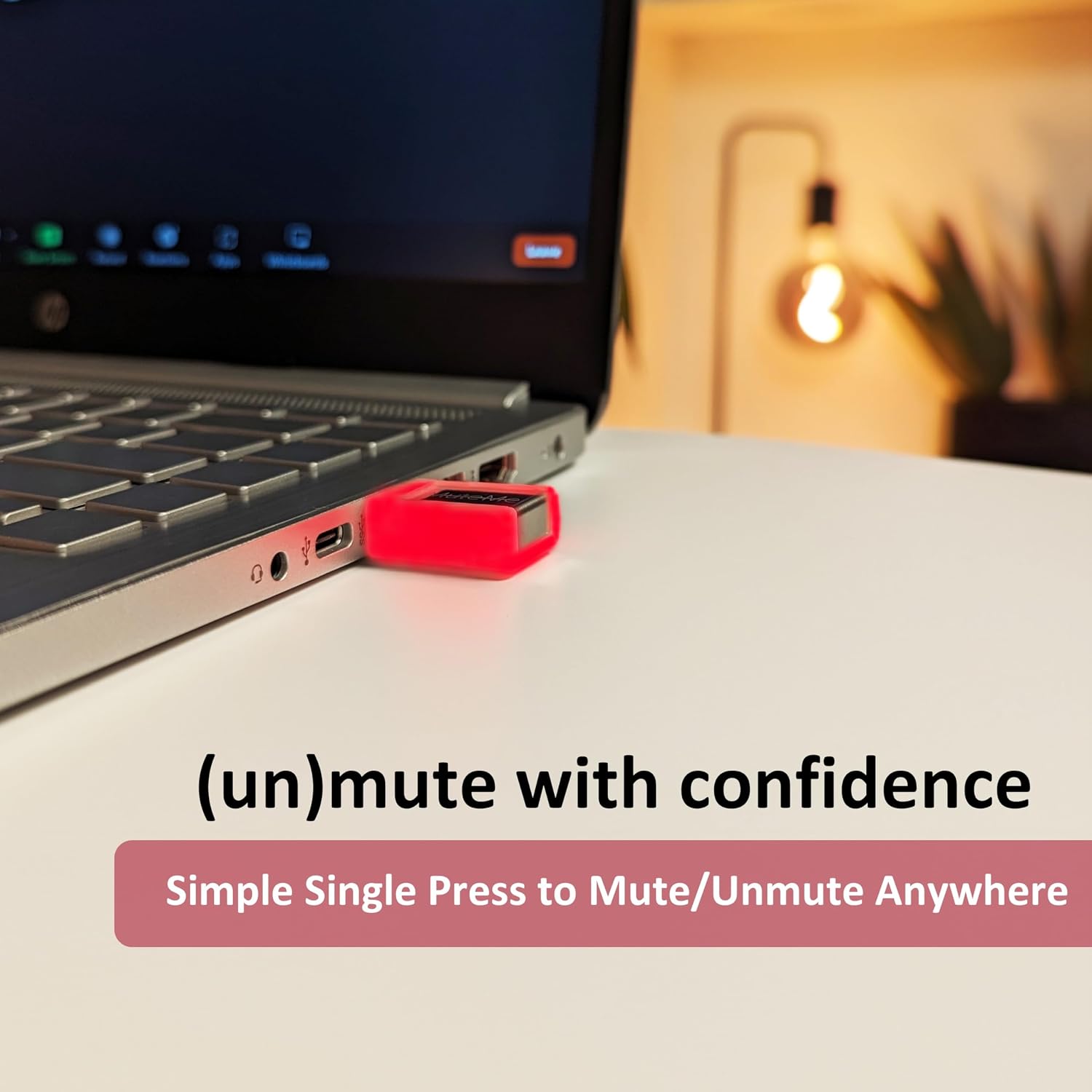 MuteMe Mini USB-A illuminated microphone mute button – Shark Tank featured brand in Egypt