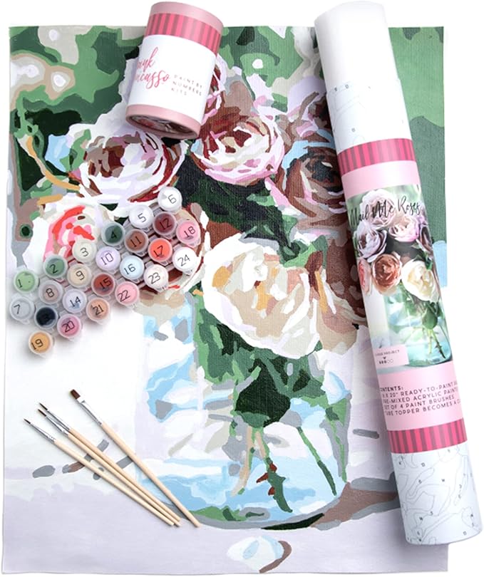 Pink Picasso Perfect Petals 16x20 paint by numbers kit – Shark Tank USA product in Egypt