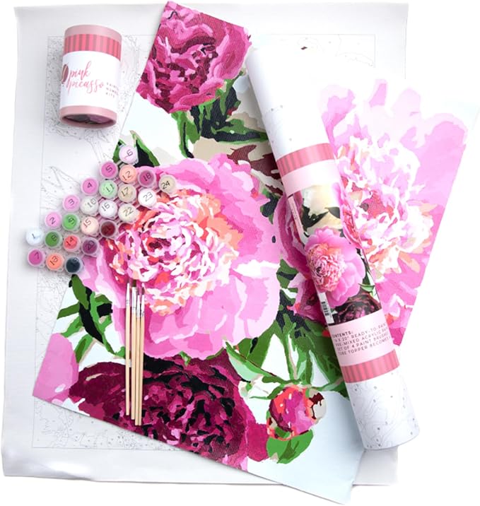 Pink Picasso Perfect Petals 16x20 paint by numbers kit – Shark Tank USA product in Egypt