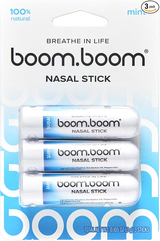 BoomBoom Mint nasal stick 3 pack – Shark Tank USA product in Egypt