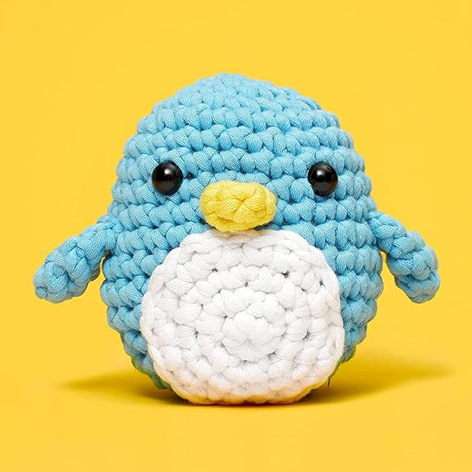 The Woobles Pierre the Penguin beginner crochet kit – Shark Tank USA product in Egypt