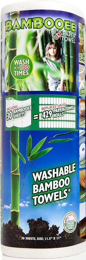 Bambooee reusable bamboo paper towel 30 sheet roll – Shark Tank USA product in Egypt