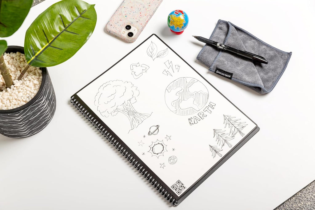 Rocketbook Wave blue reusable smart notebook – Shark Tank USA product in Egypt