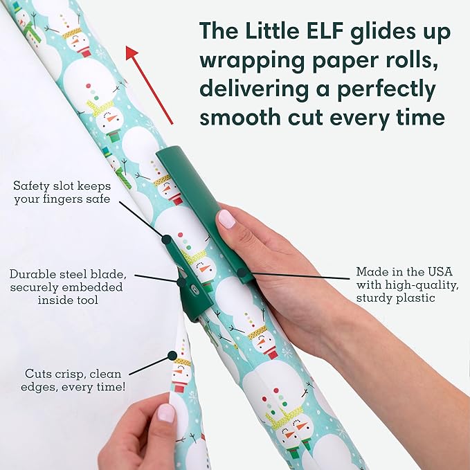 Little ELF green gift wrap cutter 2 pack – Shark Tank USA product in Egypt