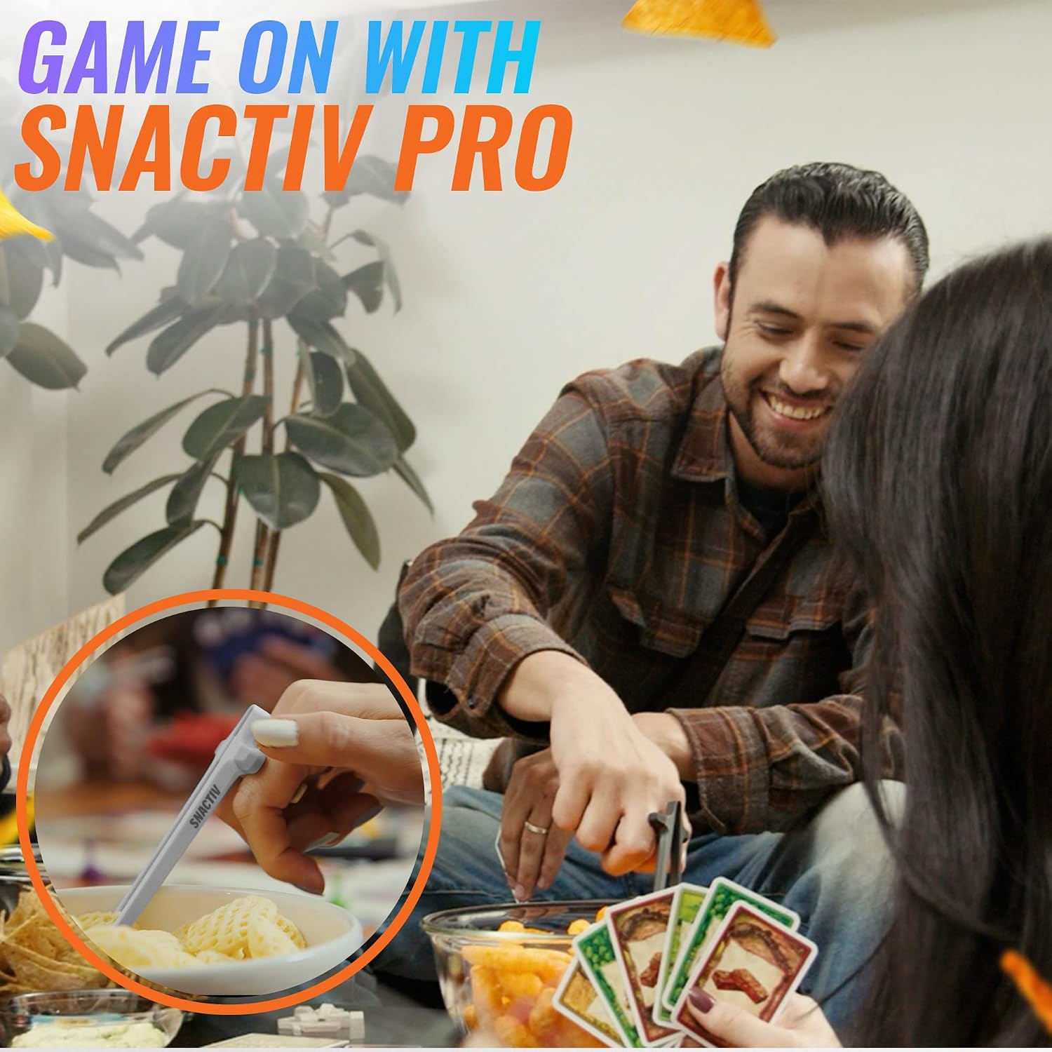 SNACTIV Pro Dark Mode black finger chopsticks – Shark Tank USA product in Egypt