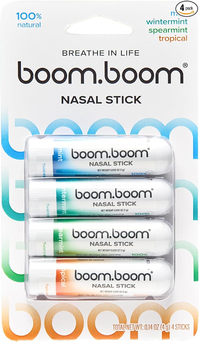 BoomBoom Mint nasal stick 3 pack – Shark Tank USA product in Egypt