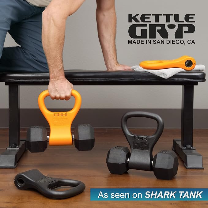 Kettle Gryp black dumbbell to kettlebell adapter – Shark Tank USA product in Egypt