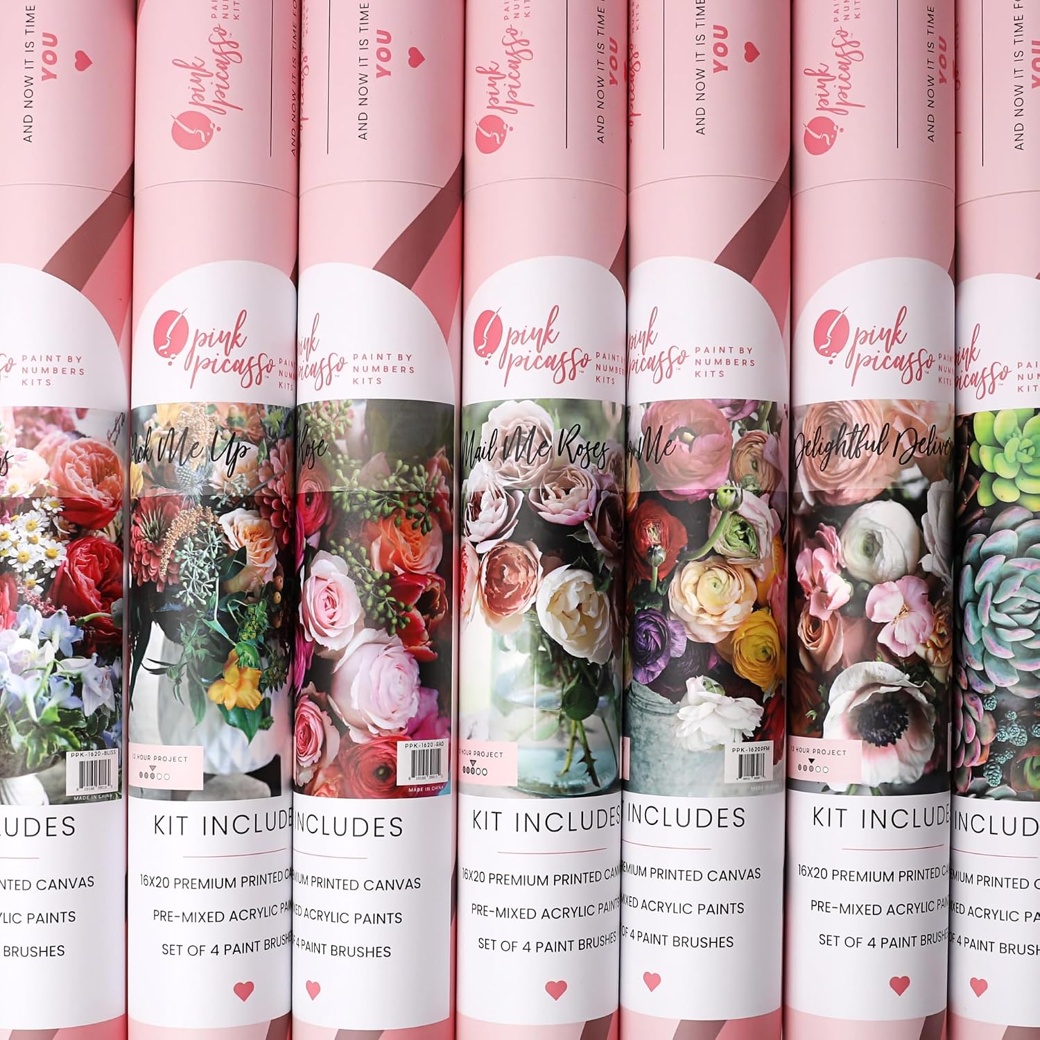 Pink Picasso Perfect Petals 16x20 paint by numbers kit – Shark Tank USA product in Egypt