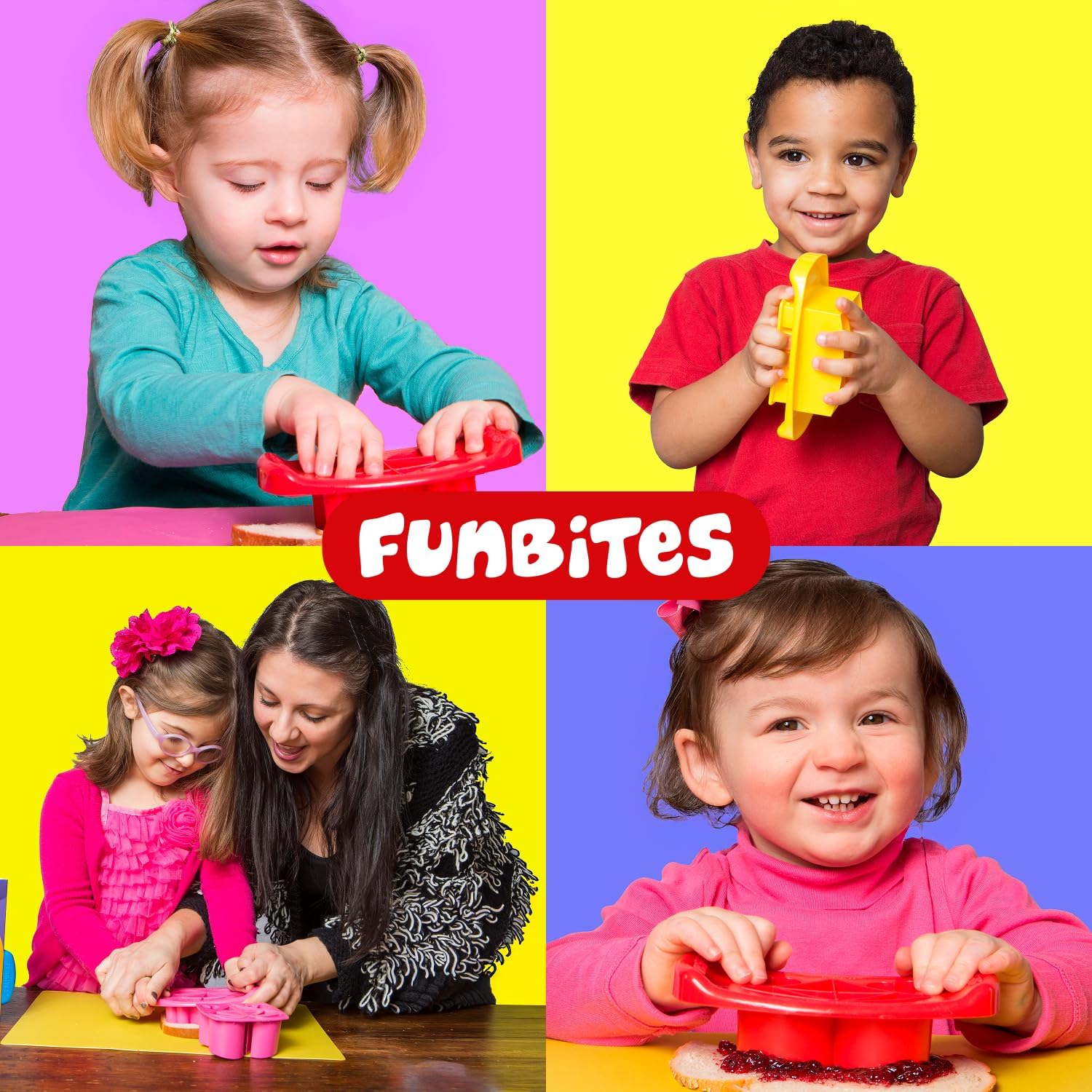 FunBites Green Squares food cutter 2 piece set – Shark Tank USA product in Egypt