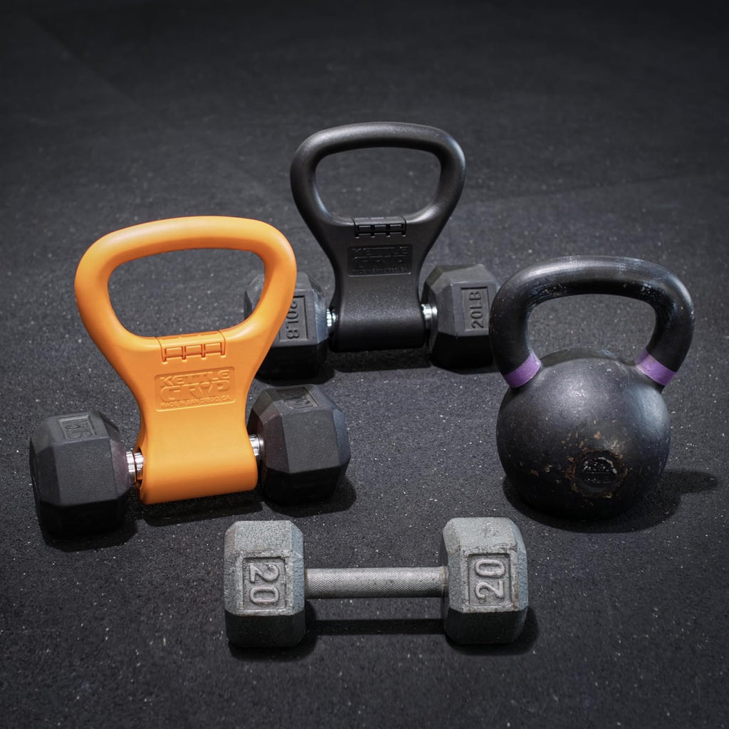 Kettle Gryp black dumbbell to kettlebell adapter – Shark Tank USA product in Egypt