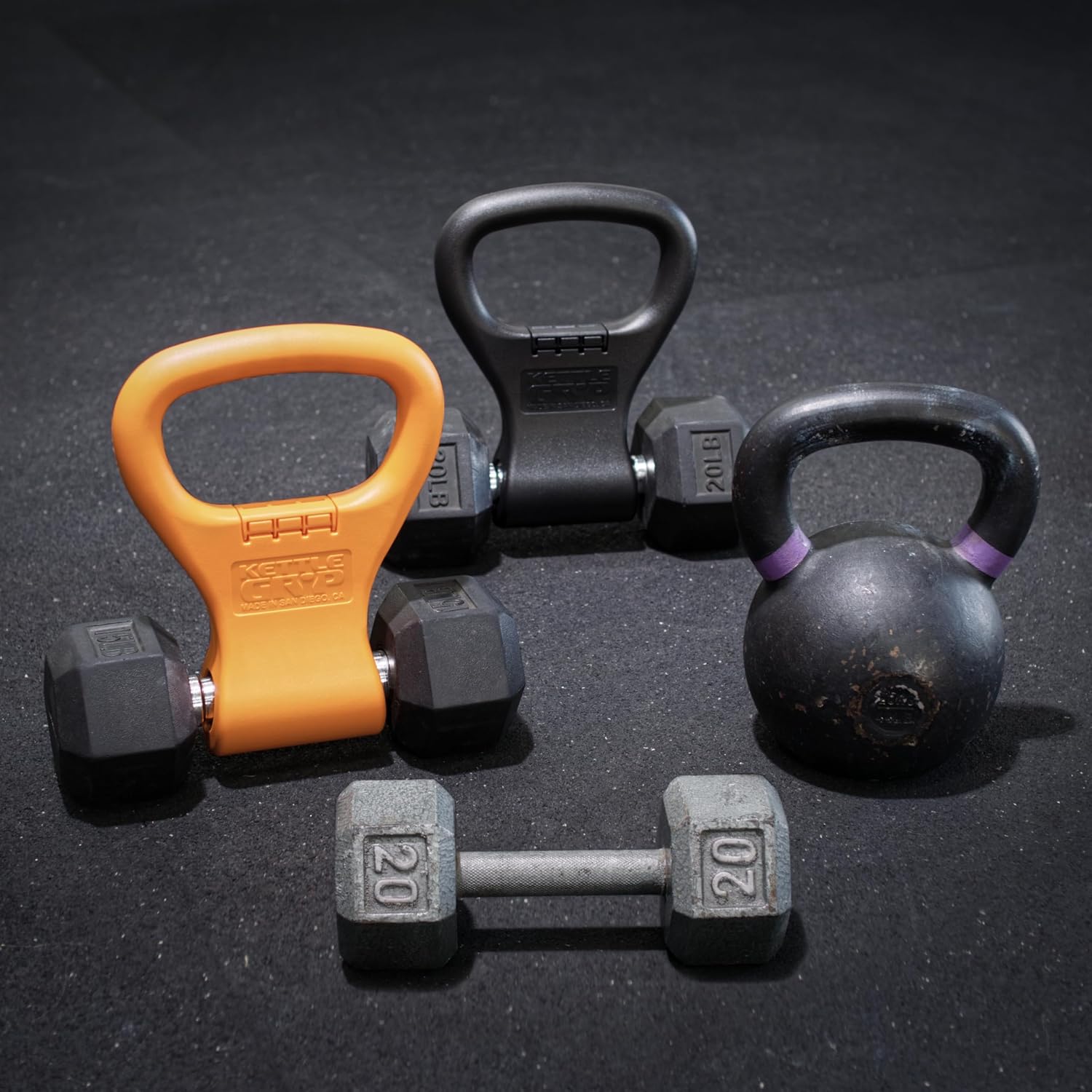 Kettle Gryp black dumbbell to kettlebell adapter – Shark Tank USA product in Egypt