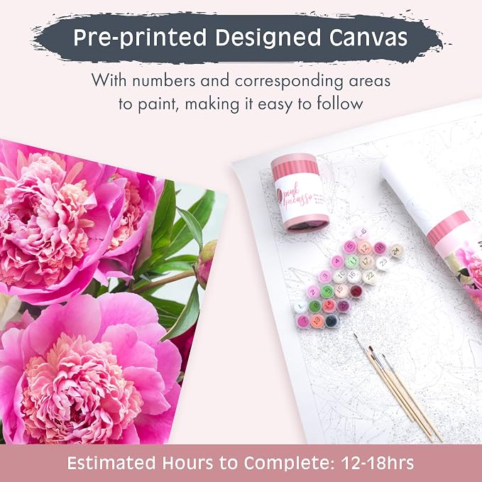 Pink Picasso Perfect Petals 16x20 paint by numbers kit – Shark Tank USA product in Egypt