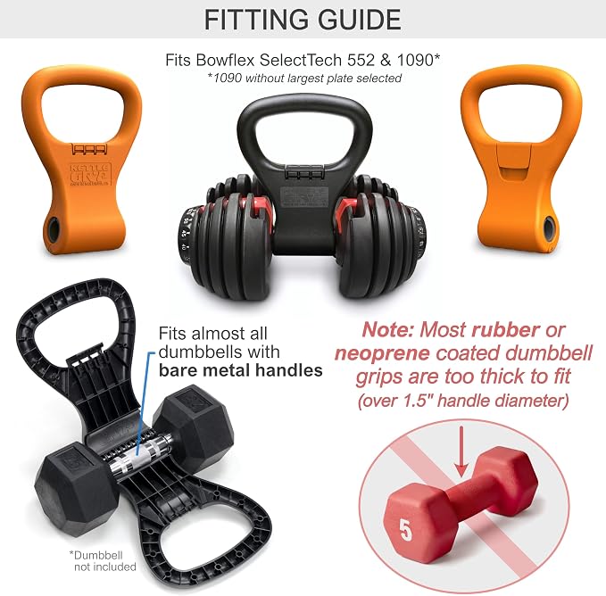 Kettle Gryp black dumbbell to kettlebell adapter – Shark Tank USA product in Egypt