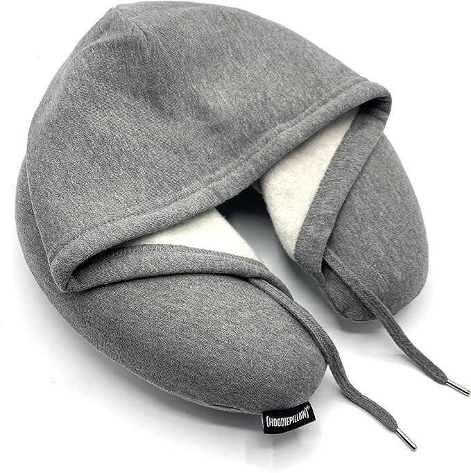 HoodiePillow inflatable hooded travel neck pillow – Shark Tank USA product in Egypt
