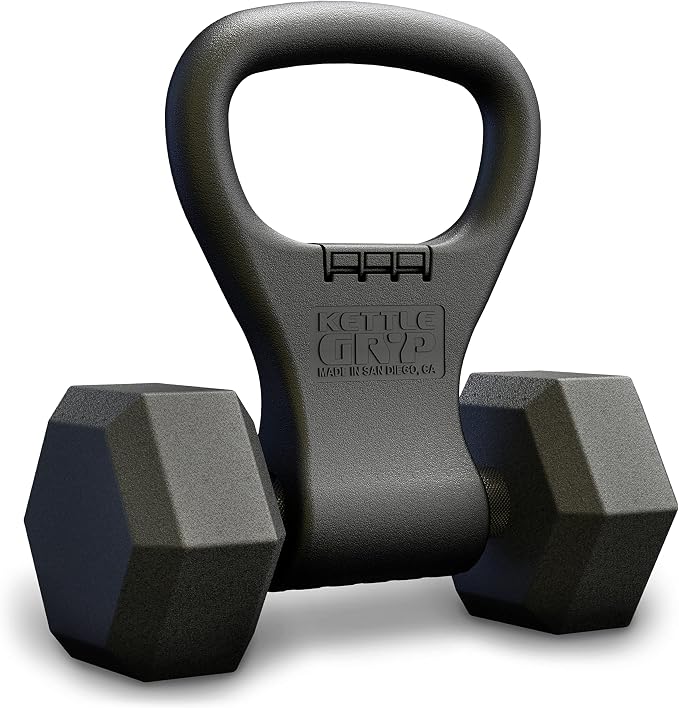 Kettle Gryp black dumbbell to kettlebell adapter – Shark Tank USA product in Egypt