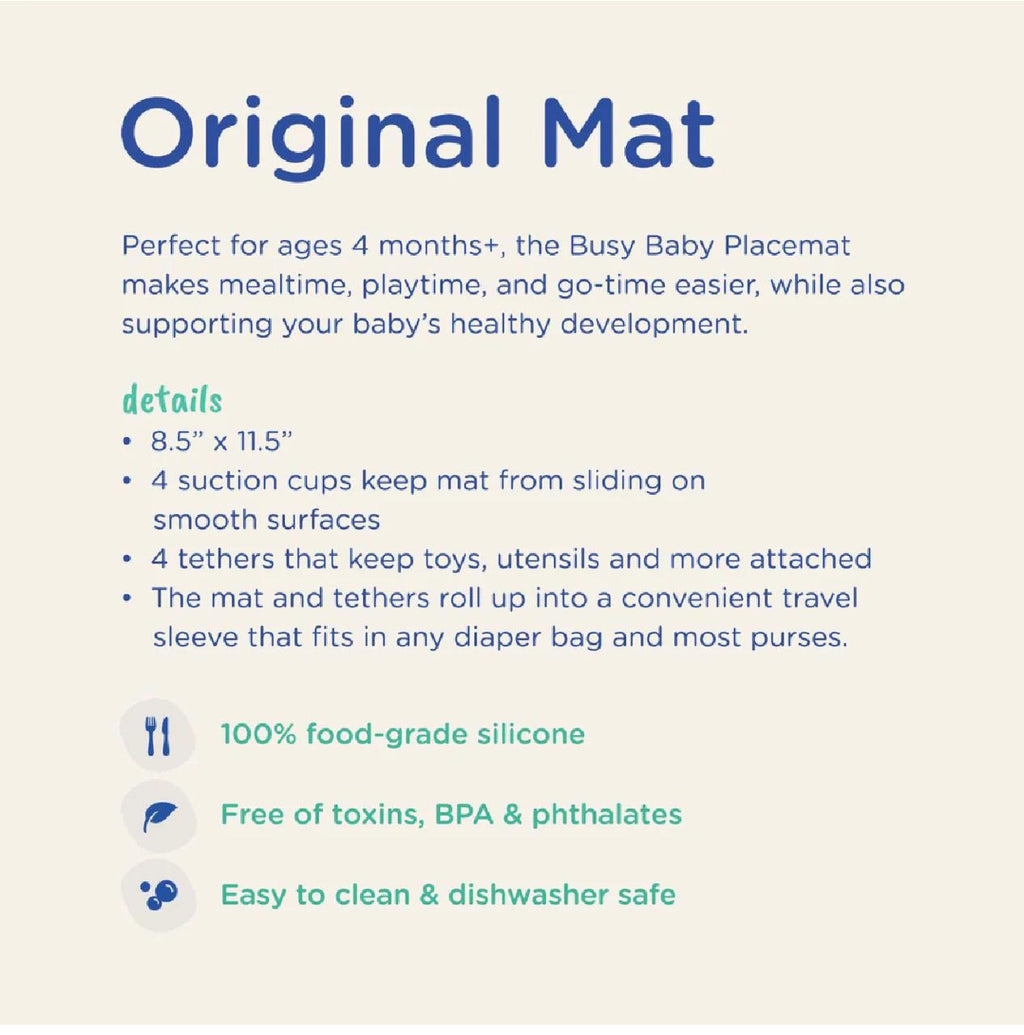 Busy Baby Mat | Silicone Baby Placemat | As Seen on Shark Tank