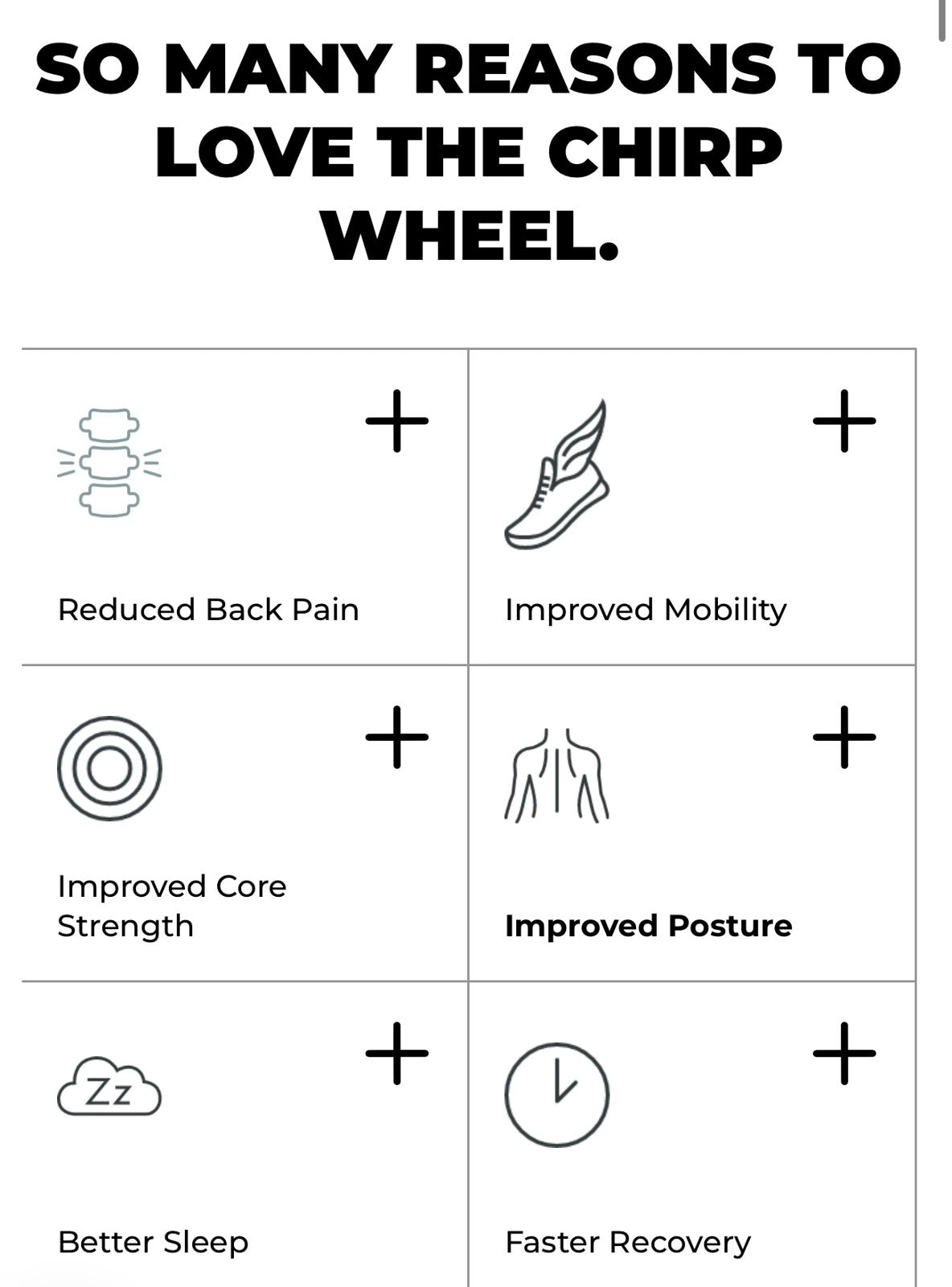 Chirp Wheel+ | Back Pain Relief | As Seen on Shark Tank